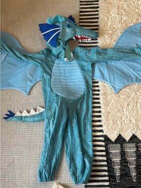 Pottery Barn Blue Dragon Costume size 4-6